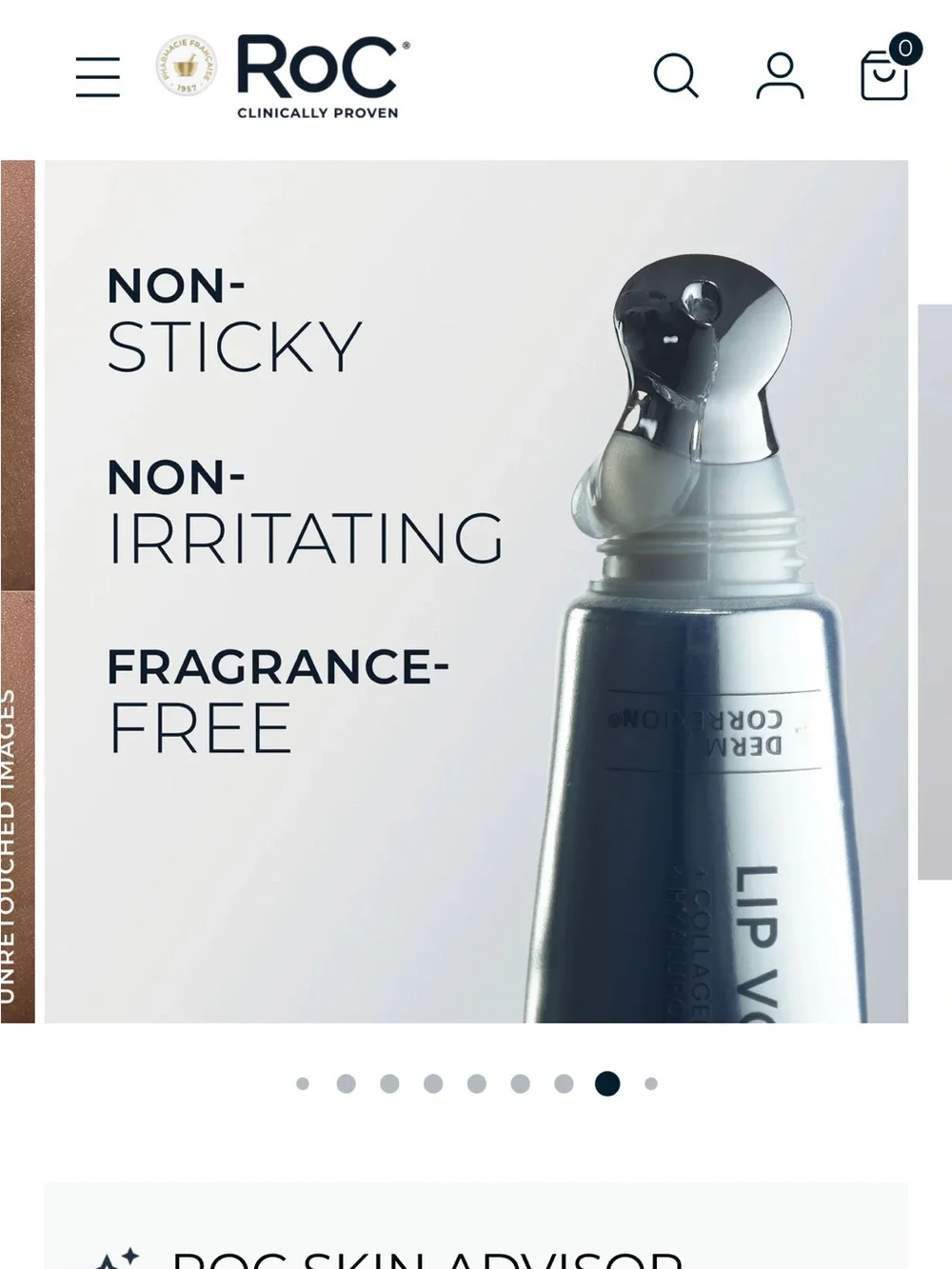 NIB RoC Lip Volumizer with Hyaluronic Acid & Pro-Collagen Peptide